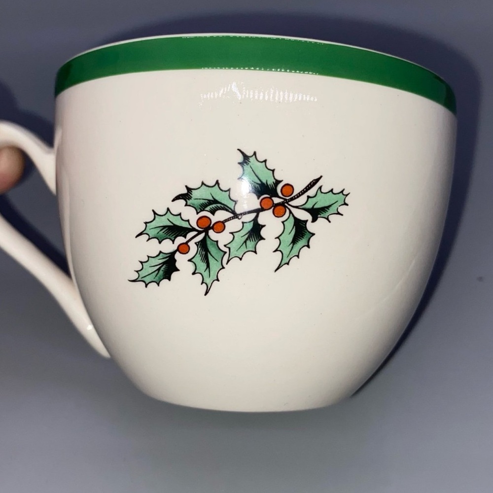 Spode Christmas tree tea cup ceramic England Home Decor Xmas - Picture 3 of 7